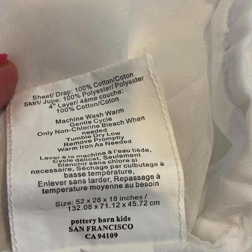 Pottery barn, bedding skirt - Picture 8 of 16